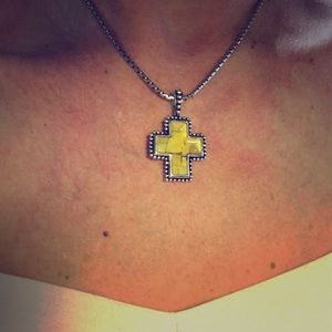 Cross Necklace, 16”-18”l